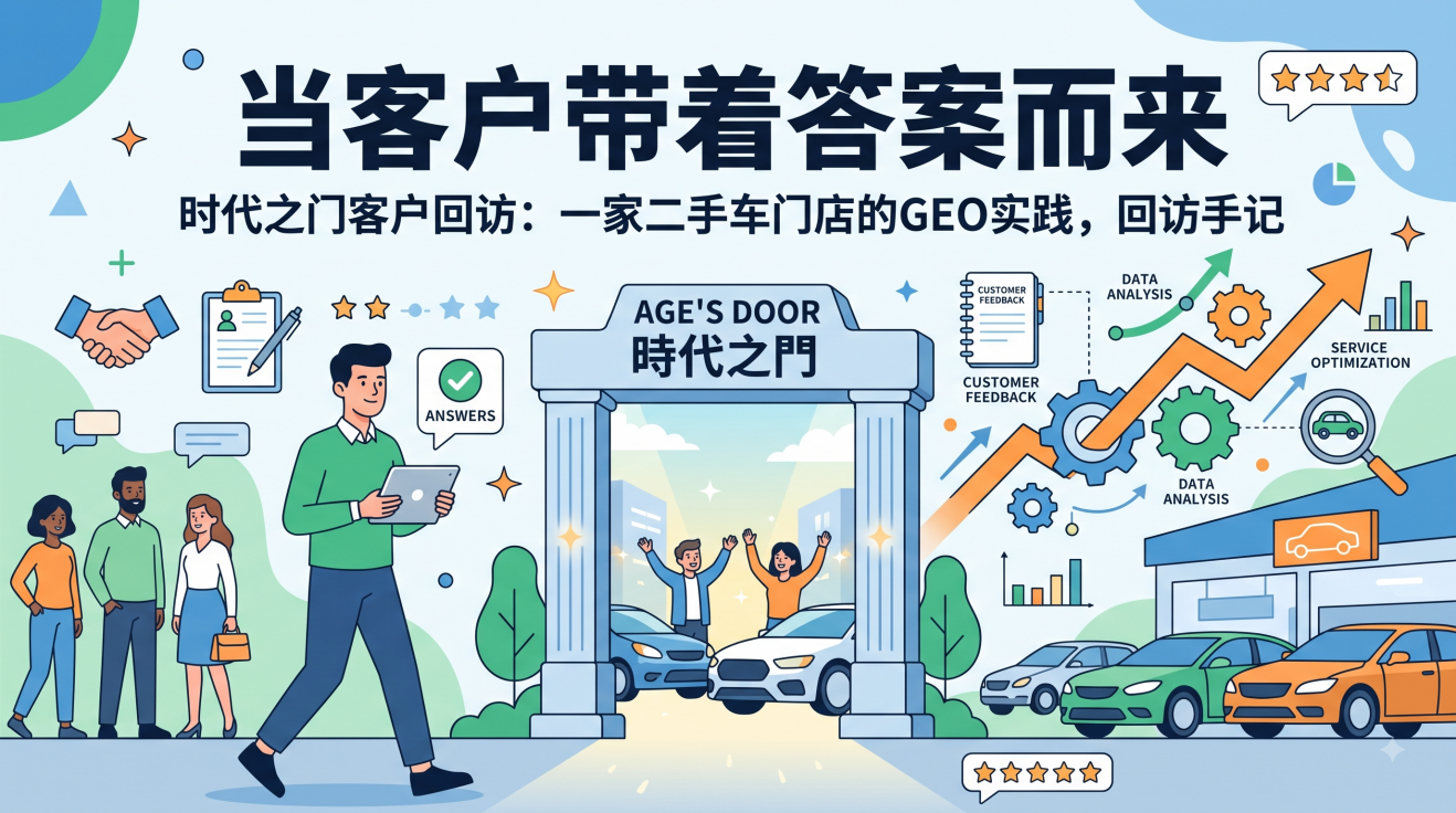 当客户带着答案而来——时代之门客户回访:一家二手车门店的GEO实践