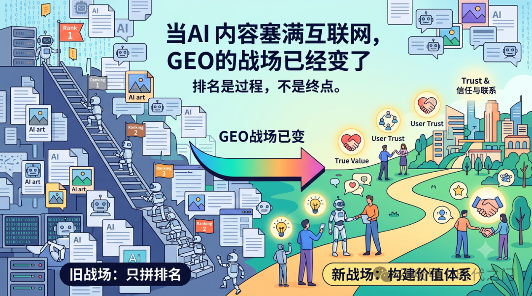 当AI内容塞满互联网,GEO的战场已经变了
